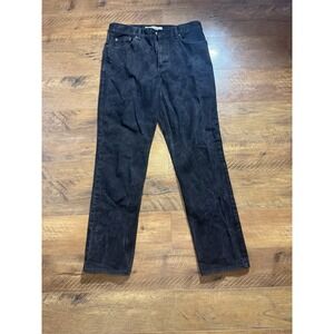 Urban Up Men's Black Washed Denim Straight Leg Jeans Size 34x34